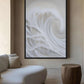 Waves Boho Style Art Framed Canvas