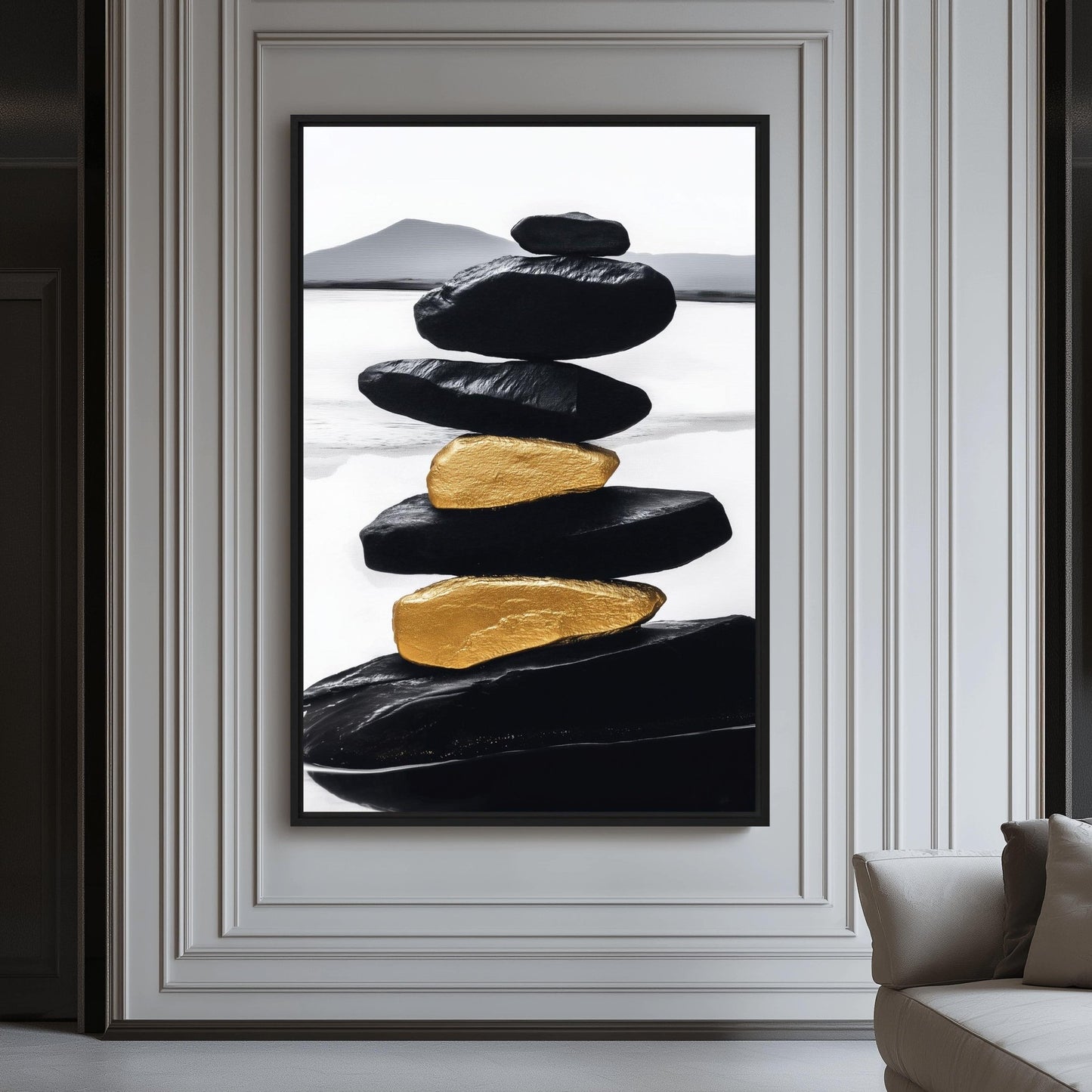 Zen Balancing Stones Digital Print