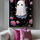 Cute Ghost On A Swing Digital Print
