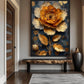 Golden Flower Floral Art Digital Print