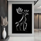 Moose Abstract Art Digital Print - PaintFu