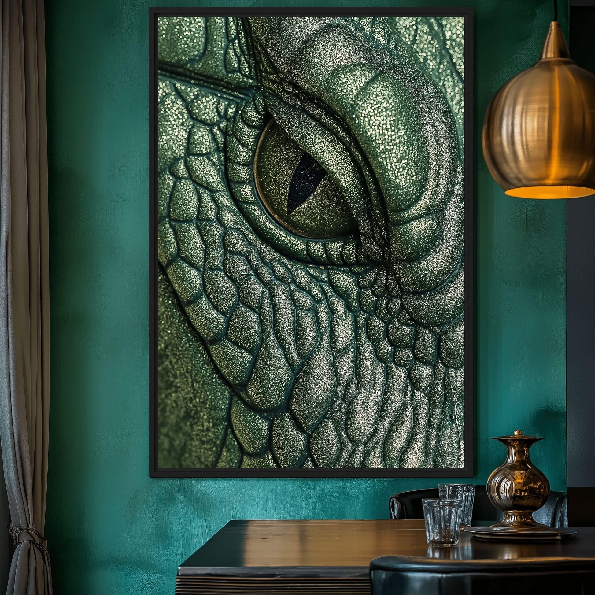 Crocodile Eye Art Digital Print