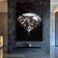 Shining Diamond Framed Canvas