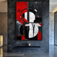 Abstract Violin Music Art Framed Canvas