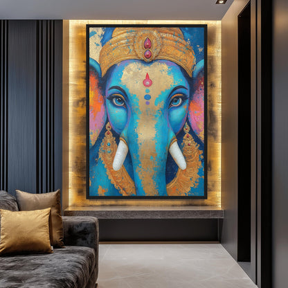 Lord Ganesh Spiritual Art Digital Print