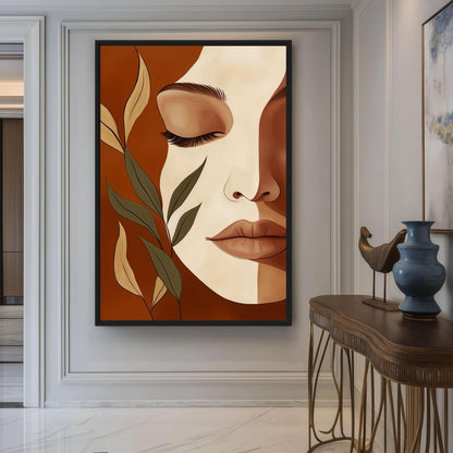 Boho Woman Art Framed Canvas - PaintFu