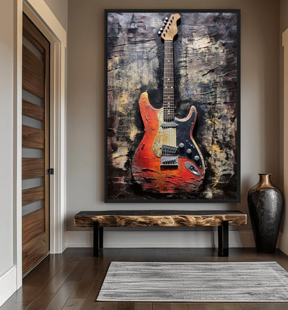 Guitar Music Art Digital Print