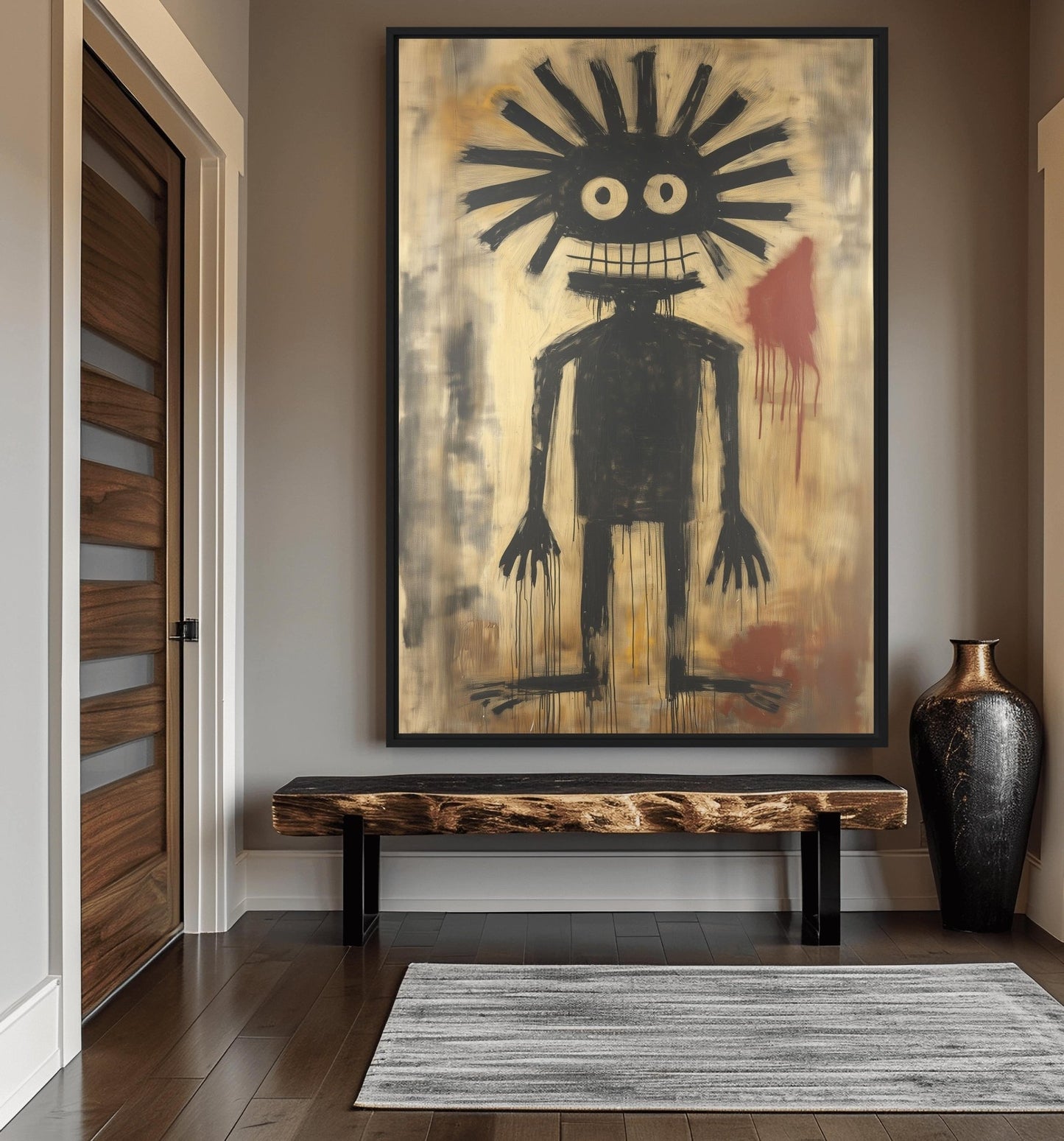 Basquiat Style Art Digital Print