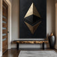 Ethereum Luxury Art Framed Canvas