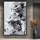 Grey White Black Modern Art Framed Canvas