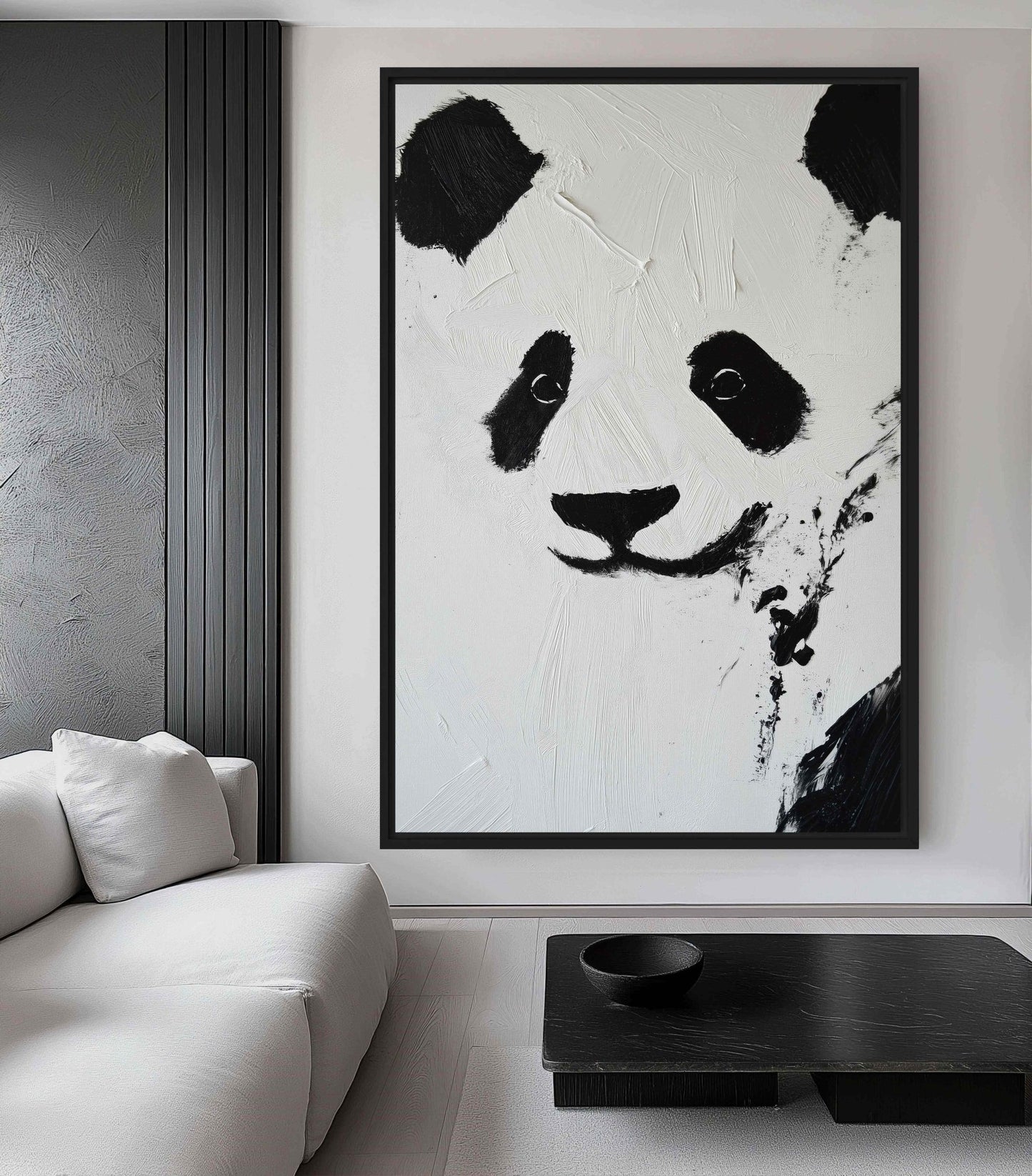 Panda Abstract Art Digital Print