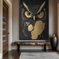 Owl Modern Art Framed Canvas
