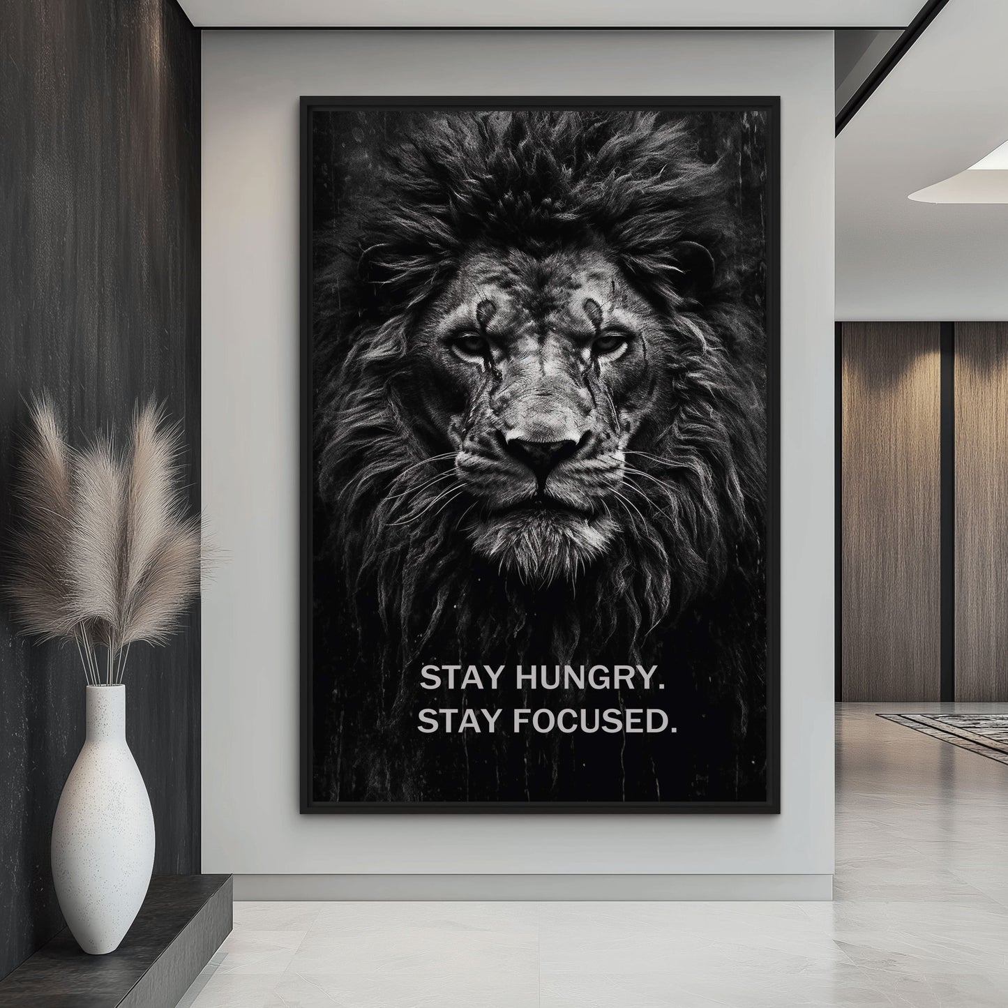Lion Motivational Art Digital Print