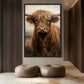 Brown Highland Cow Digital Print