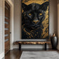 Black Panther In Gold Modern Art Digital Print