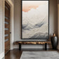 Magical Mountains Modern Art Framed Canvas