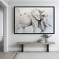 White Elephant Modern Art Digital Print