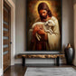 Jesus with Lamb Religious Art Digital Print