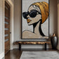 Woman in Sunglasses Fashion Art Digital Print