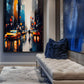 New York Modern Art Framed Canvas