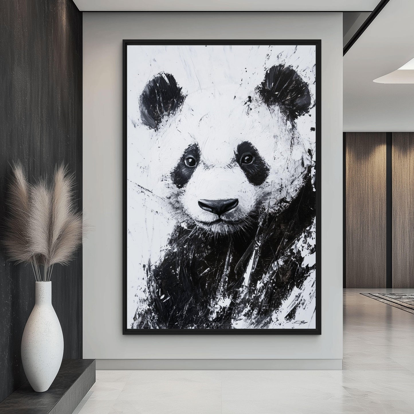 Panda Minimalist Art Digital Print