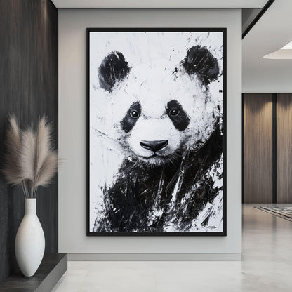 Panda Minimalist Art Digital Print
