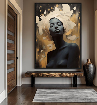 Woman Sensual Art Framed Canvas