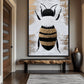 Bee Modern Art Framed Canvas