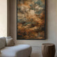 Clouds Earth Tone Wall Art Framed Canvas