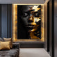 African Woman In Gold Art Digital Print