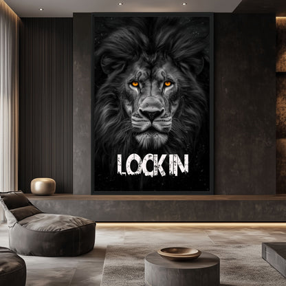 Lion Motivational Art Digital Print
