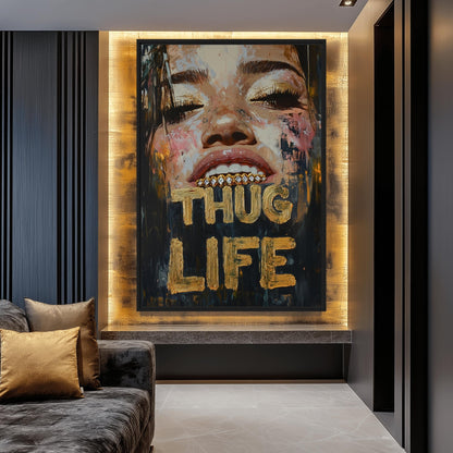Thug Life Street Art Digital Print