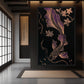 Koi Fish Line Art Framed Canvas