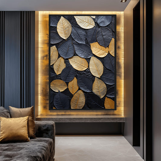 Leaves Luxury Art Digital Print