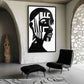 African Man Portrait Abstract Art Digital Print