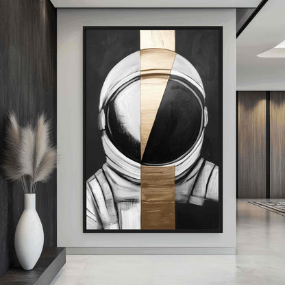 Astronaut Luxury Art Framed Canvas - PaintFu