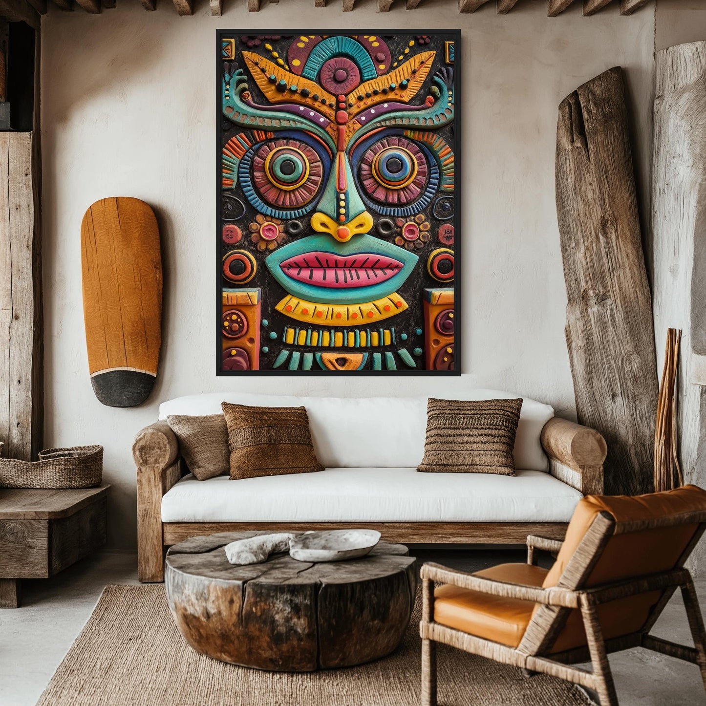 Mexican Tribal Art Digital Print