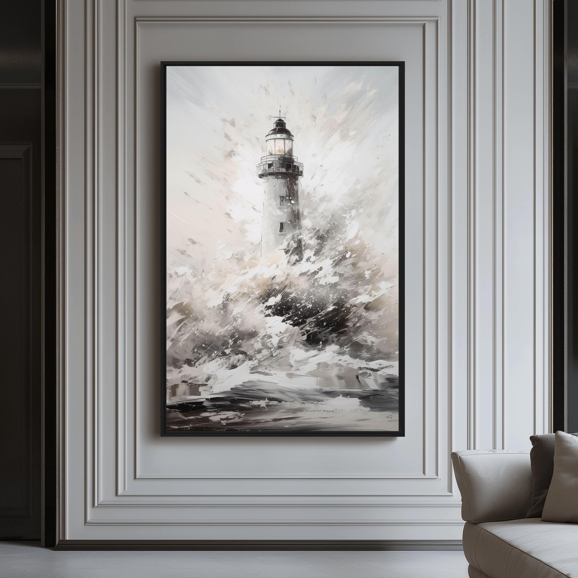 Lighthouse Nautical Art Digital Print