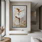 Dancing Ballerina Modern Art Framed Canvas