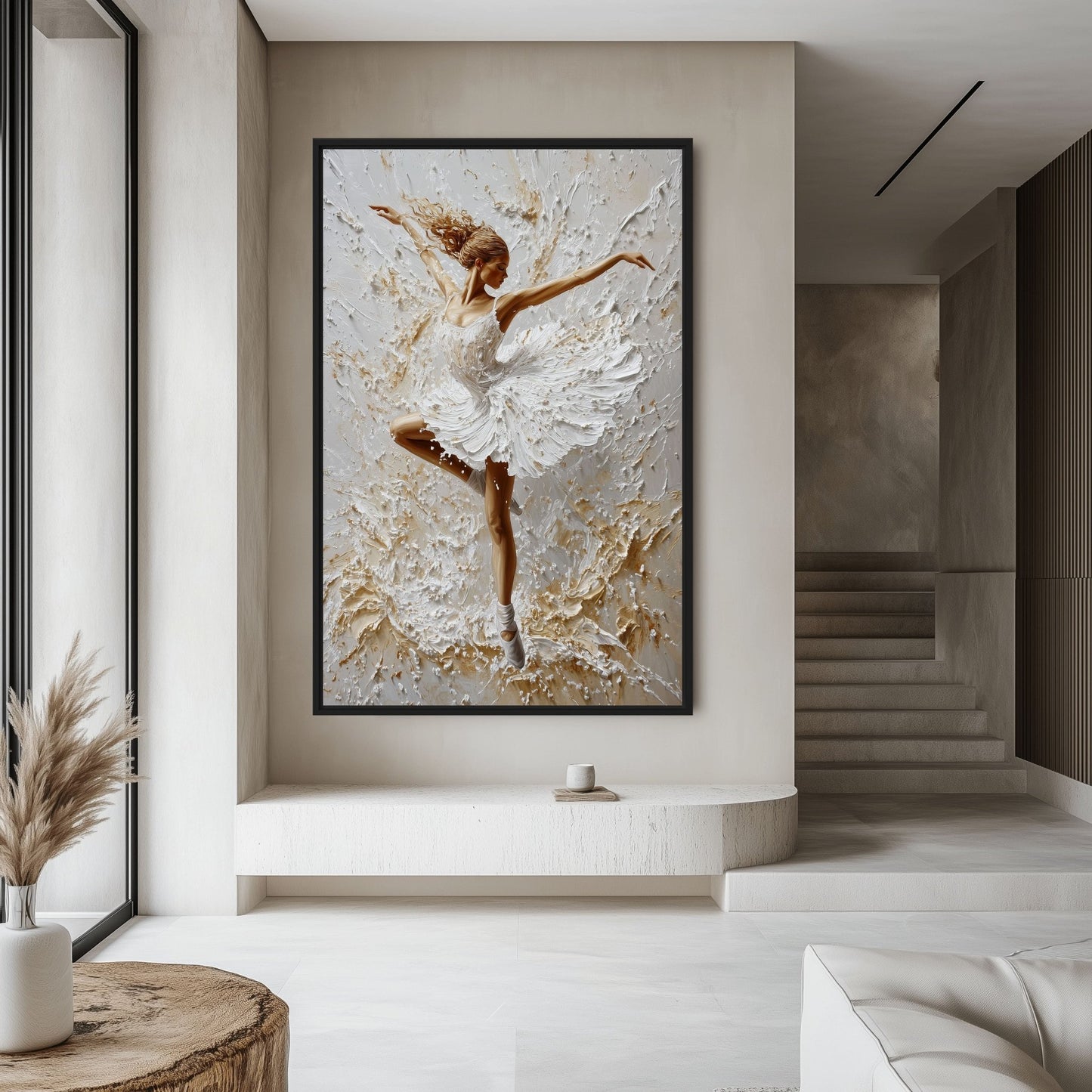 Dancing Ballerina Modern Art Digital Print