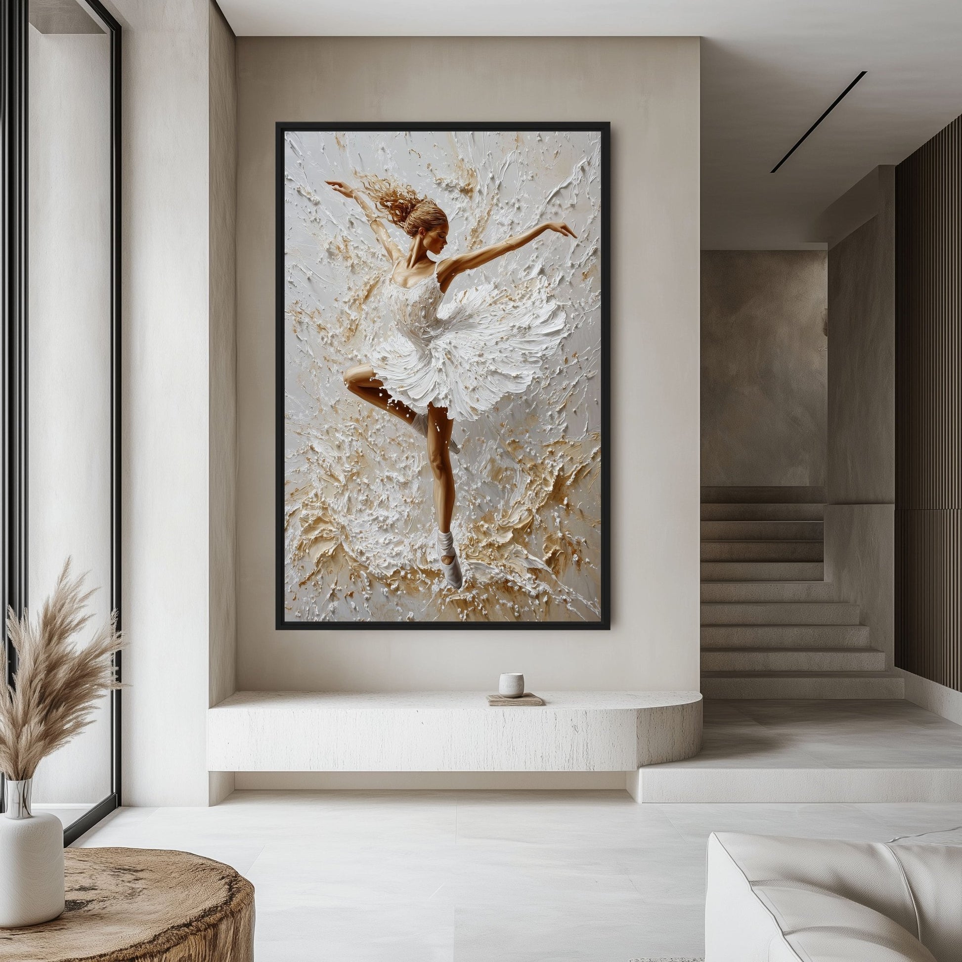 Dancing Ballerina Modern Art Digital Print