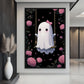 Cute Ghost On A Swing Digital Print