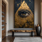 Illuminati Eye Luxury Art Digital Print