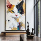 Cat Portrait Modern Art Digital Print