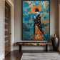 Feminine Geisha Japanese Art Framed Canvas - PaintFu