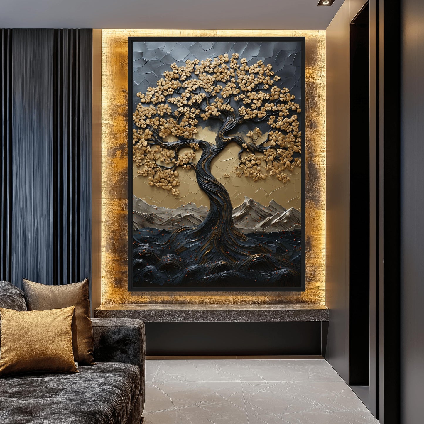Tree Landscape Art Digital Print