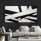 Black White Geometrical Art Digital Print