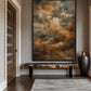 Clouds Earth Tone Wall Art Framed Canvas
