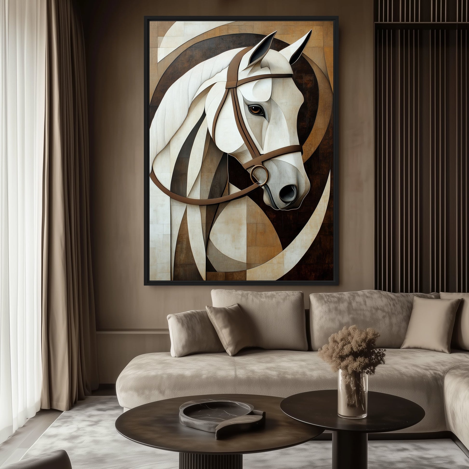 Horse Geometric Art Digital Print