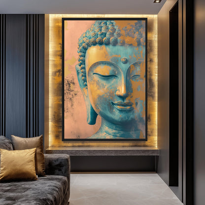 Buddha Pastel Colors Digital Print